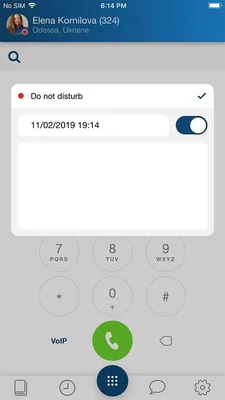 Wildix mobile app screenshot 05